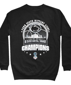 Penn State Nittany Lions 2022-2023 Big Ten Men's Basketball Tournament Champions Tee - Sport Shirts for Men