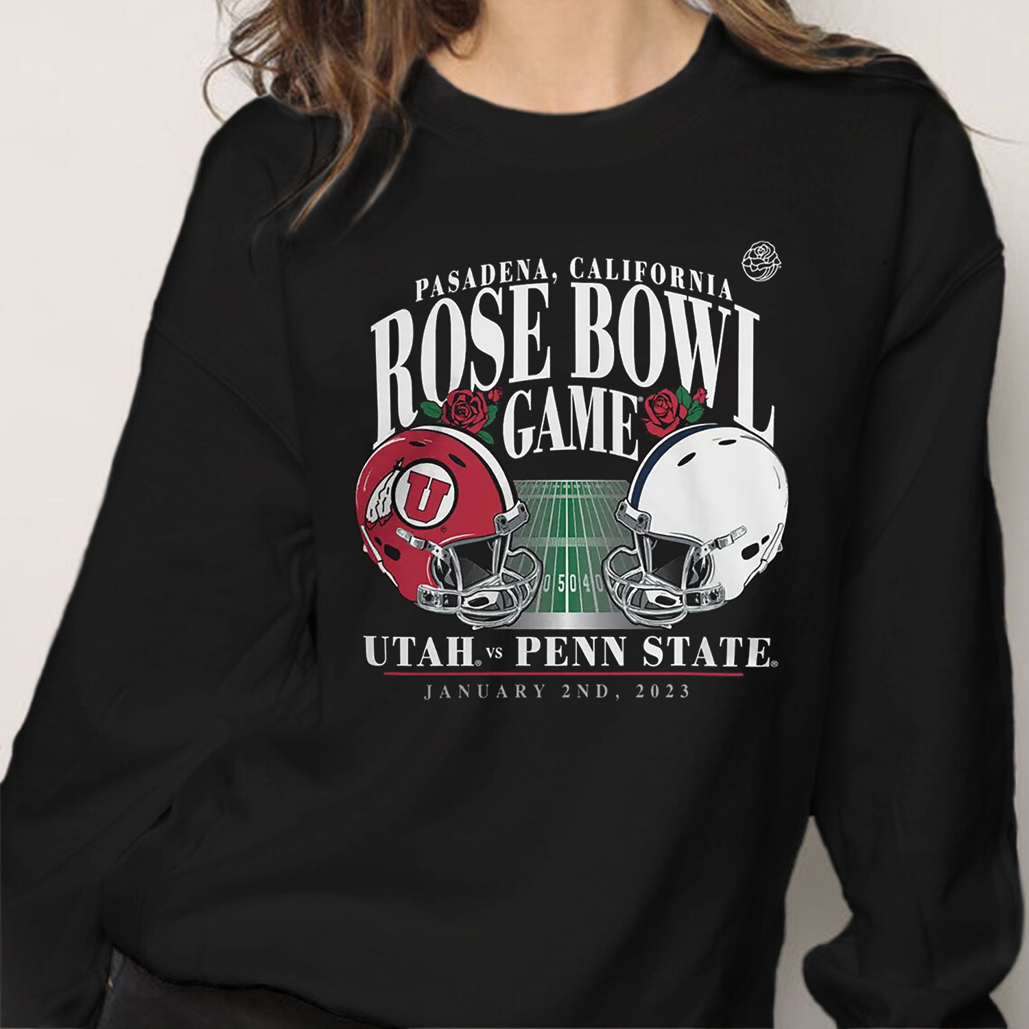 Penn State Rose Bowl Merchandise Nittany Lions 2023 Champions Matchup Tee - Vintage Shirts