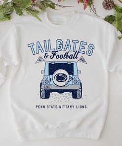 Penn State Tailgates & Football Jeep Tee - Sport Shirts Unisex