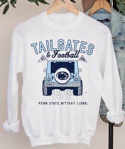 Penn State Tailgates & Football Jeep Tee - Sport Shirts Unisex