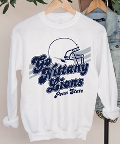 Penn State White Football Bubble Script Tee - Sport Shirts for Women