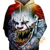 Pennywise Mouth All Over Print 3D Hoodie For Horror Fans