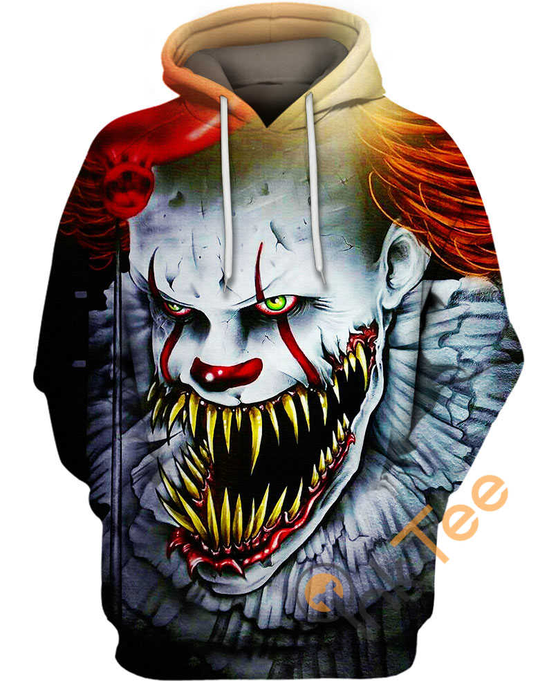 Pennywise Mouth All Over Print 3D Hoodie For Horror Fans