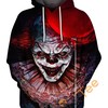 Pennywise The Clown All Over Print 3D Hoodie For Scary Movie Fans