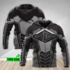Penrith Panthers Nrl Metal Custom Name 3D All Over Print Hoodie - Make It Unique!
