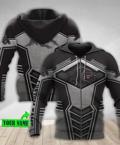 Penrith Panthers Nrl Metal Custom Name 3D All Over Print Hoodie - Make It Unique!