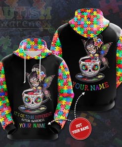 Personalized Auti'M Awareness Custom All Over Print 3D Hoodie For Charity