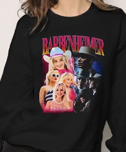 Personalized Barbenheimer Vintage T-Shirt, Gift For Women and Man Unisex T-Shirt, Barbie Movie T-Shirt for Girls