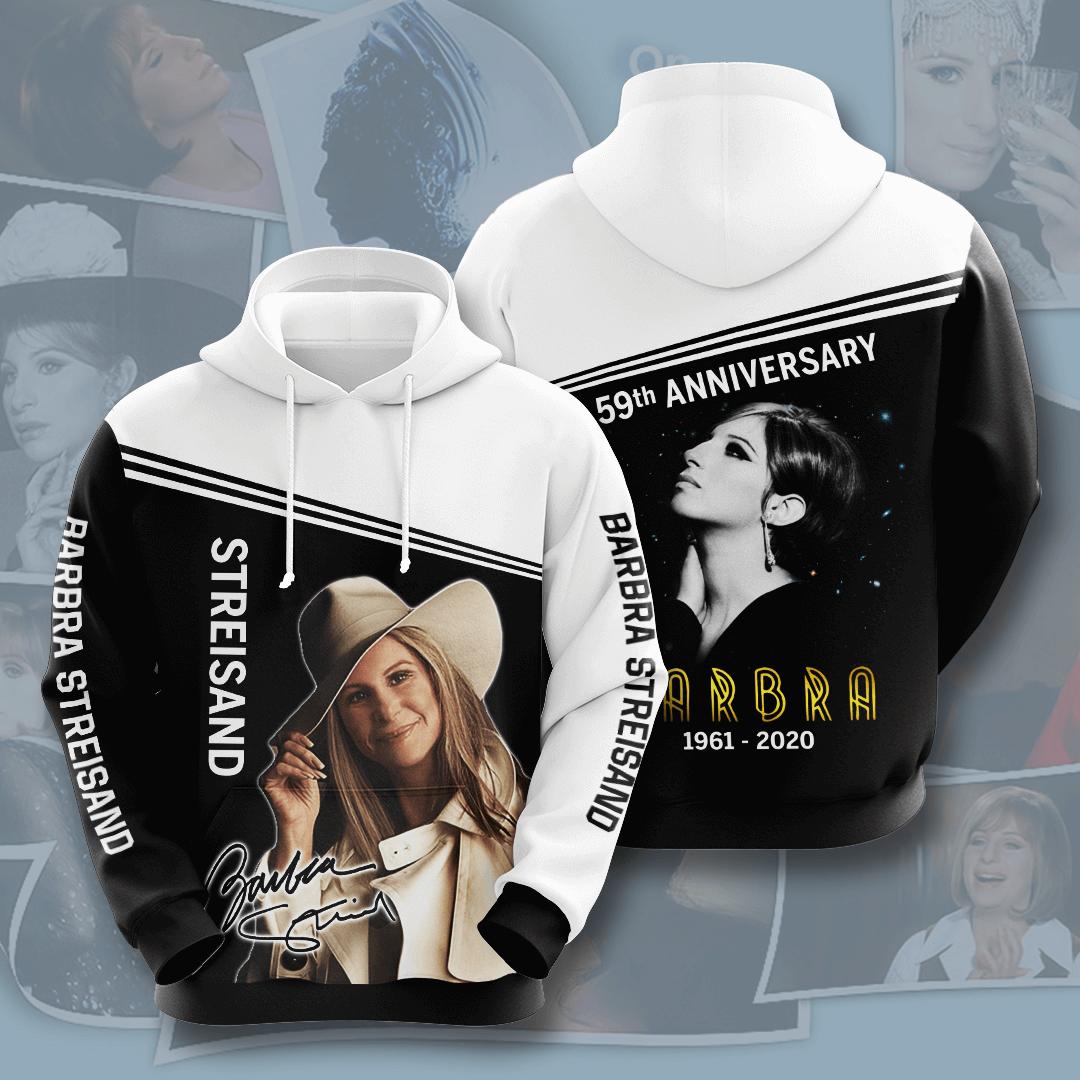 Personalized Barbra Streisand Fan All Over Print 3D Hoodie - Add Name