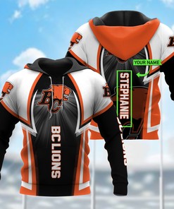 Personalized Bc Lions Cfl Custom All Over Print 3D Hoodie For Fans