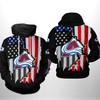 Personalized Colorado Avalanche Us Flag Team 3D All Over Print Zip Up Hoodie - Perfect Present For Fans