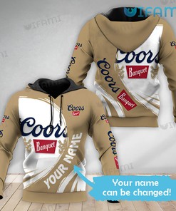 Personalized Coors Banquet Logo Custom All Over Print Hoodie 3D Beer Lovers Gift
