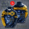 Personalized Custom Hoodie 3D For Notre Dame Fighting Irish Fans Perfect Gifts 