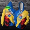Personalized Custom Name University Of Kansas Jayhawks Ncaa Skull 3D Hoodie For Fans 