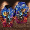 Personalized Dachshund Nfl Football All Over Print 3D Zip Up Hoodie 