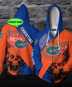 Personalized Dug Men'S All Over Print Florida Gators Ncaa 3D Zip Hoodie Gift