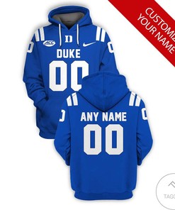 Personalized Duke Blue Devils Branded Unisex All Over Print 3D Hoodie