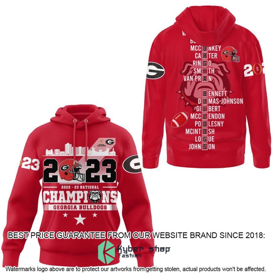Personalized Georgia Bulldogs 2023 National Champions 3D Hoodie,