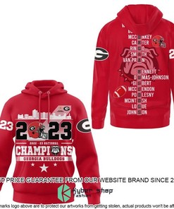 Personalized Georgia Bulldogs 2023 National Champions 3D Hoodie,