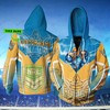 Personalized Gold Coast Titan Nrl Lightning Mascot Custom All Over Print Hoodie 