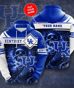 Personalized Kentucky Wildcats Hoodie With Custom All Over Print Design 3D For Fans 