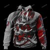 Personalized Liberty Flames Custom Skull Jersey 3D Hoodie, Full Size