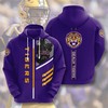 Personalized Lsu Tigers Custom Hoodie 3D - Custom All Over Print Hoodie