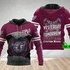 Personalized Manly Warringah Sea Eagles 3D Hoodie - Perfect Gift For Fans