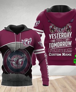 Personalized Manly Warringah Sea Eagles 3D Hoodie - Perfect Gift For Fans