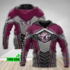 Personalized Manly Warringah Sea Eagles Nrl Metal 3D All Over Print Zip Up Hoodie - Perfect Gift For Fans