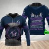 Personalized Melbourne Storm All Over Printed 3D Hoodie - Perfect Gift For Fans