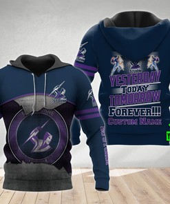 Personalized Melbourne Storm All Over Printed 3D Hoodie - Perfect Gift For Fans