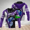 Personalized Melbourne Storm Nrl Custom All Over Print 3D Hoodie - Perfect Gift For Fans.