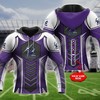 Personalized Melbourne Storm Nrl Lg+Mascot Custom All Over Print Zip Up 3D Hoodie - Perfect Gift For Fans