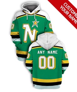 Personalized Minnesota North Stars Nhl All Over Print 3D Zip Up Hoodie With Custom Name And Number