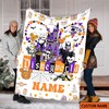Personalized Name Mickey and Friends Blanket - Halloween Cosplay Villains Gift