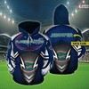 Personalized Ncaa Florida Gators Blue White All Over Print 3D Hoodie With Customization Options
