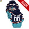 Personalized New York Islanders Nhl All Over Print 3D Zip Up Hoodie With Custom Name And Number