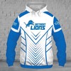 Personalized Nfl Detroit Lions 3D All Over Print Zip Up Hoodie - Official Merchandise
