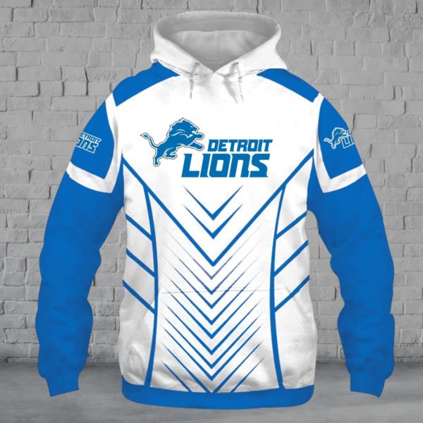 Personalized Nfl Detroit Lions 3D All Over Print Zip Up Hoodie - Official Merchandise