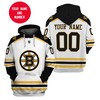 Personalized Nhl Boston Bruins All Over Print 3D Zip Up Hoodie With Custom Name And Number