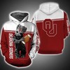 Personalized Oklahoma Sooners All Over Print 3D Hoodie, Customizable Gift 