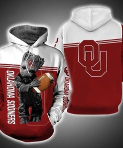 Personalized Oklahoma Sooners All Over Print 3D Hoodie, Customizable Gift