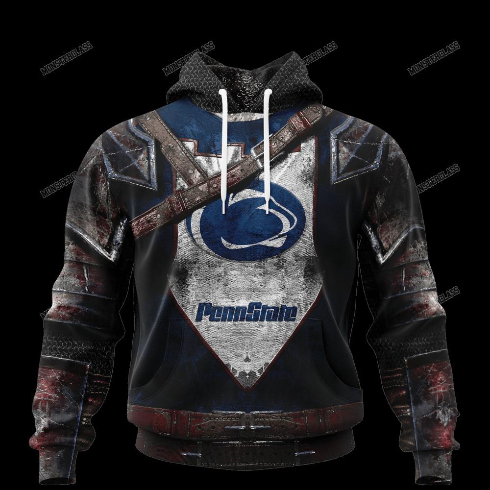 Personalized Penn State Nittany Lions Custom 3D Warriors Jerseys Hoodie, Stand Out From The Crowd