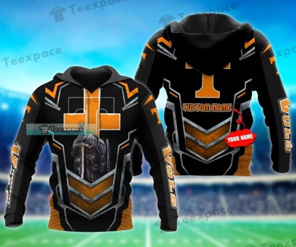 Personalized Soldier Steel Pattern Tennessee Volunteers Hoodie - Show Your Support