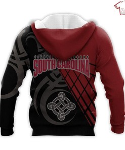 Personalized South Carolina Gamecocks Celtic Knot 3D All Over Print Hoodie - Show Your Personal Style