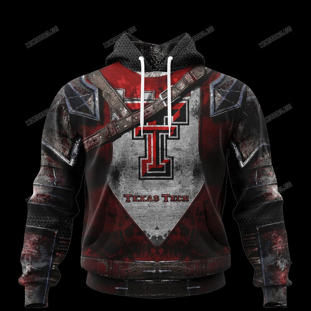 Personalized Texas Tech Red Raiders Custom 3D Warriors Jerseys Hoodie, Stand Out From The Crowd