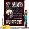 Personalized Valentine's Day Fleece Blankets - All-Season Throw Blanket for Bed and Sofa