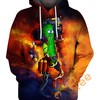 Pickle Rick 3D Hoodie With Original Design 
