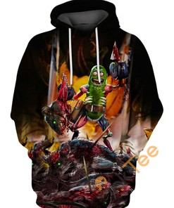 Pickle Rick Sport All Over Print 3D Hoodie With Graphic Print 